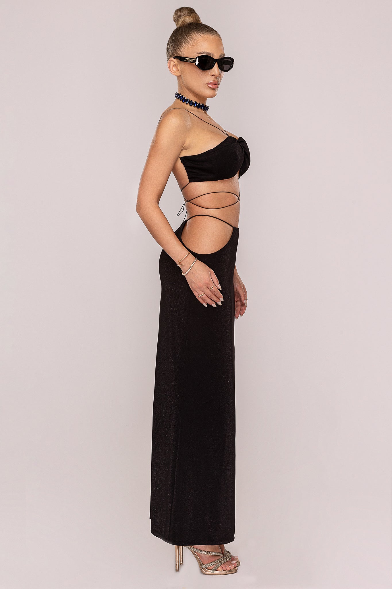 Choker Blue Romance