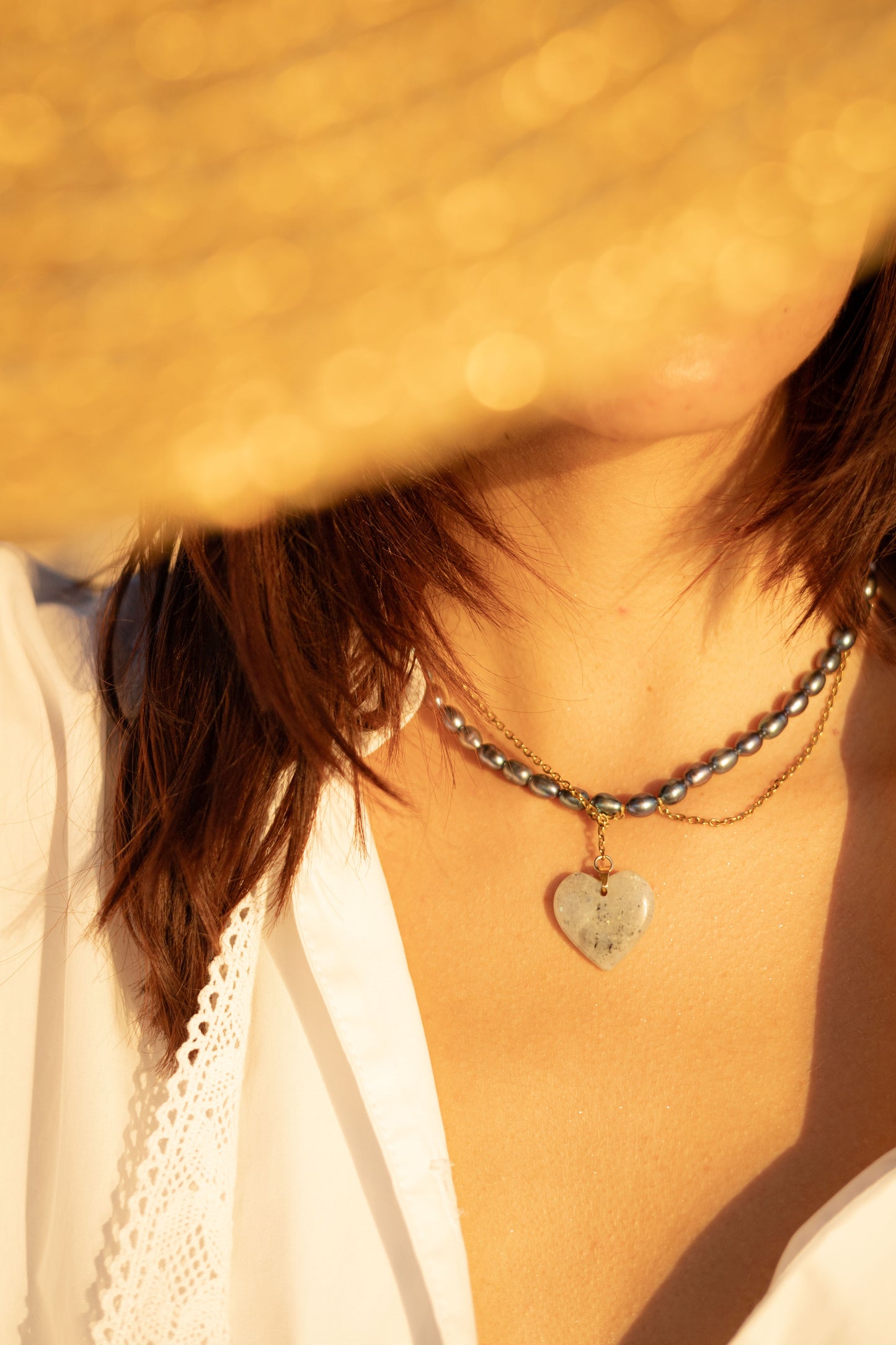 Colier Mint Heart