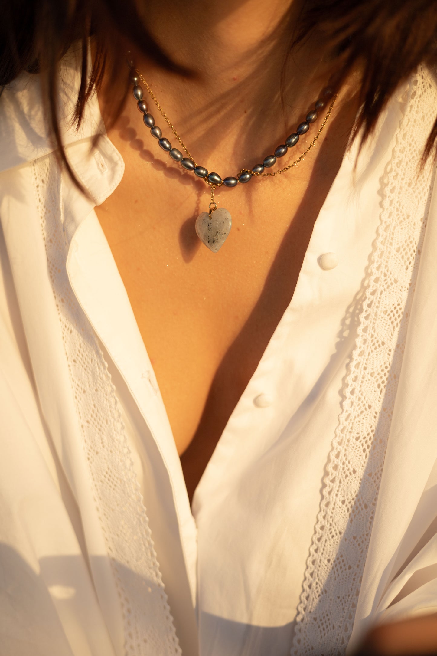 Colier Mint Heart