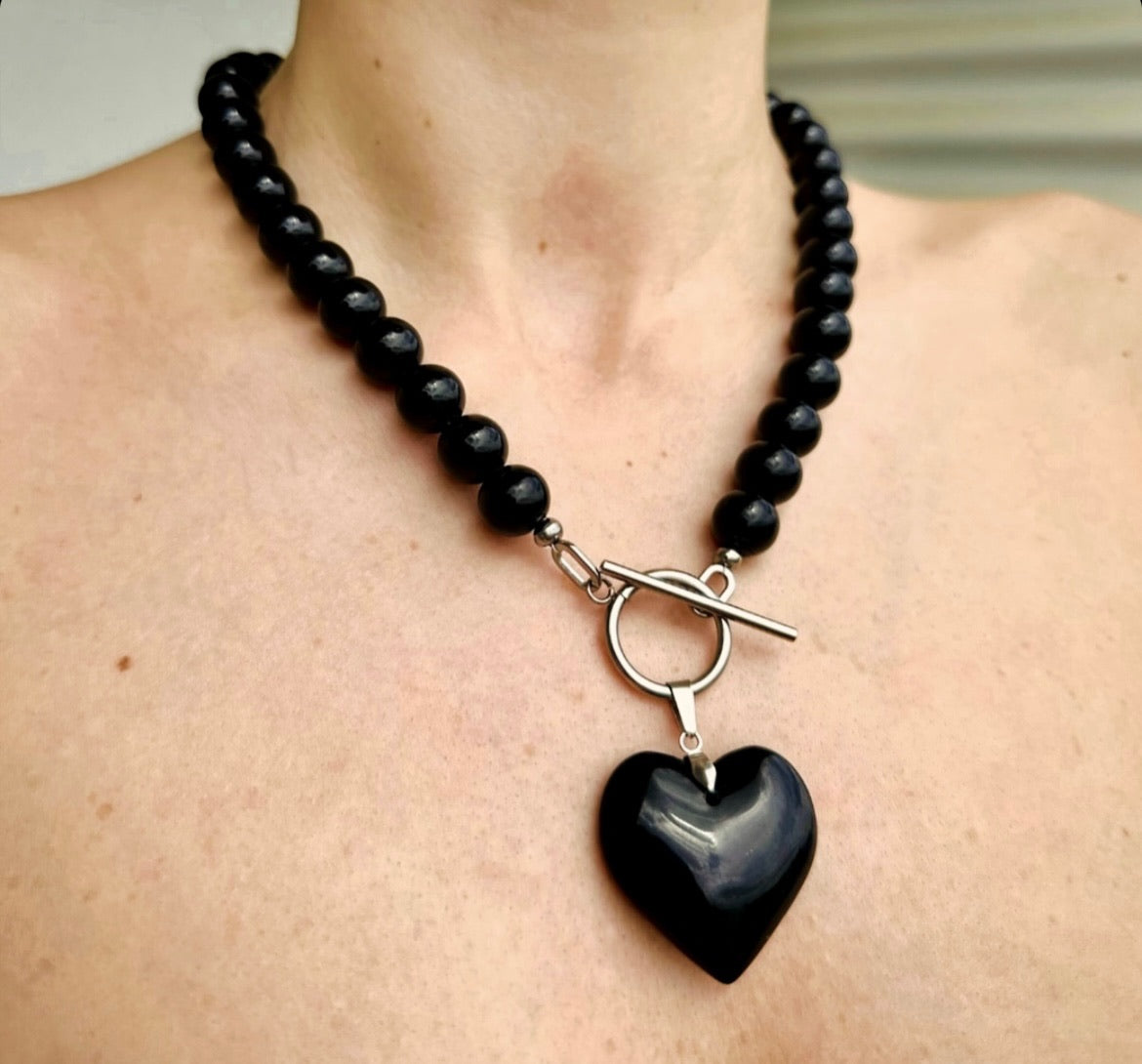 Colier Glossy Heart