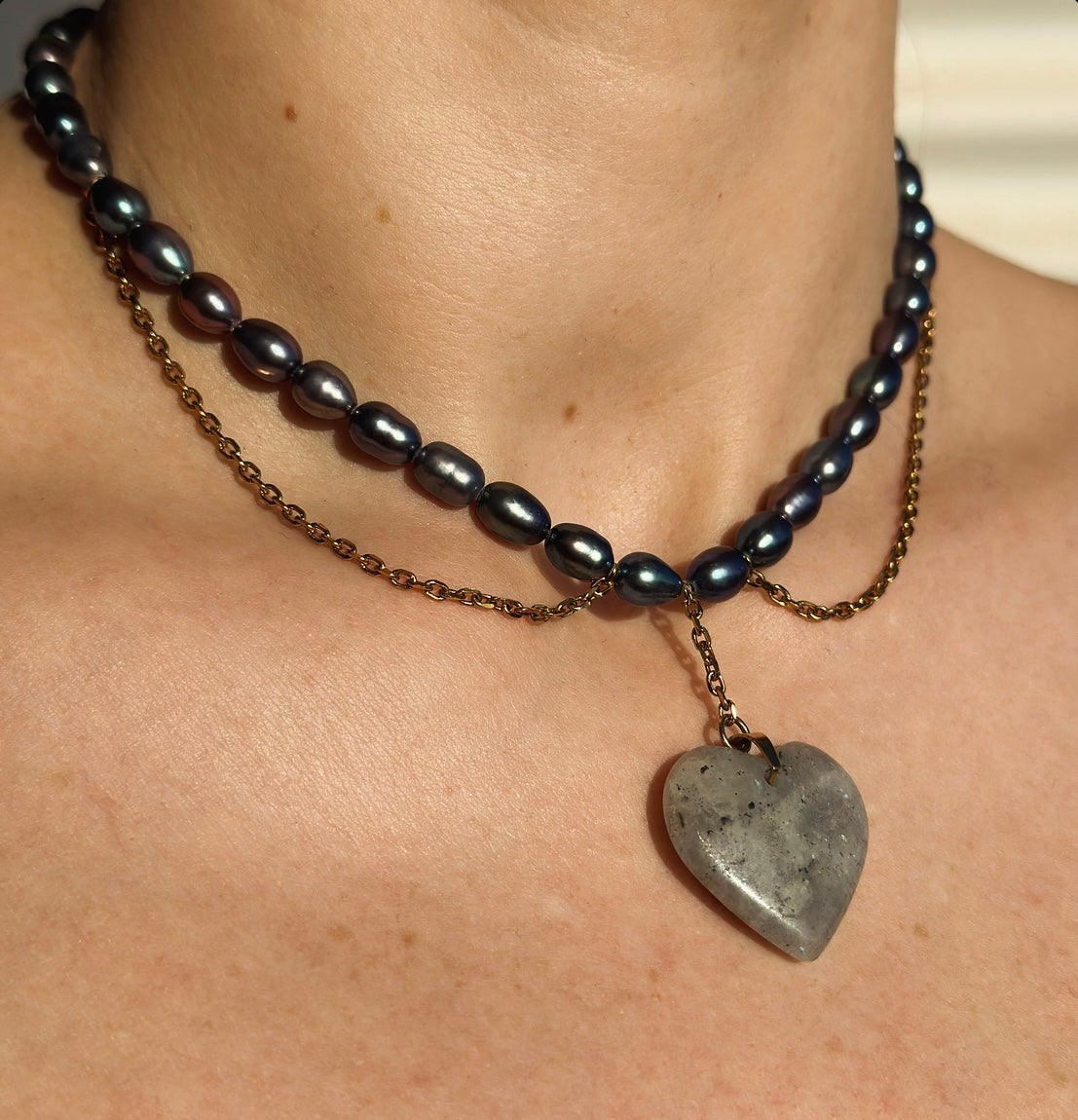 Colier Mint Heart